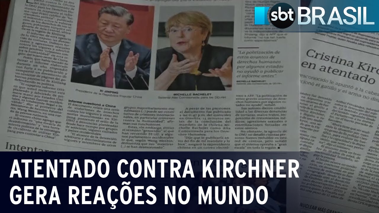 Atentado contra Cristina Kirchner gera reações no mundo | SBT Brasil (02/09/22)