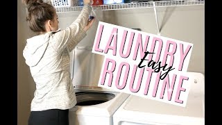 MY EASY LAUNDRY ROUTINE // TIMESAVING LAUNDRY ROUTINE WITH KIDS // THE SIMPLE LIFE