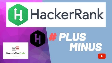 # 6 PLUS MINUS || HACKERRANK PROBLEM SOLUTION || #HACKERRANK || # PYTHON PROBLEM  # BY DecodeTheCode