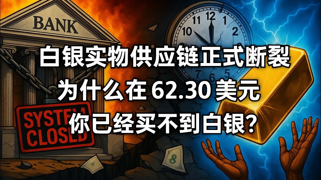 白银实物供应链正式断裂为什么在 62.30 美元，你已经买不到白银？