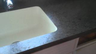 Laminate countertop with bevel edge and a undermount Karran sink