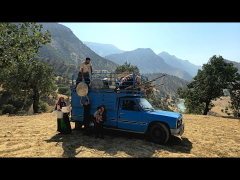 Moving to a Hidden Island 🏝️🏔️ | Nomad Family Migration in the Zagros Mountains 🐑🌿