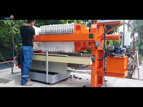 Video Quy trình vận hành máy ép bùn khung bản Mars (ép bùn... - youtube