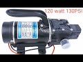 NEW 120W 130PSI 10L/min Dc 12V, Micro Diaphragm Water Sprayer Car Wash High Pressure pump, Ripon150