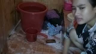 TUTORIAL CUCI KUTANG DAN CANGCUT SAMPE BASAH