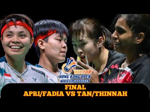Apriyani Rahayu/Siti Fadia Ramadhanti vs Pearly Tan/Thinaah Muralitharan | Hong Kong Open 2023 | F