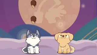 R U S H  E - Duet of Dogs (Duet Cats Game) - Mid Autumn Theme - Cute Cat Rhythm Music Game #dog #cat