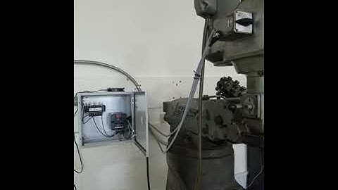 Bridgeport on VFD at 10 rpm and 2sec ramps both up and down.