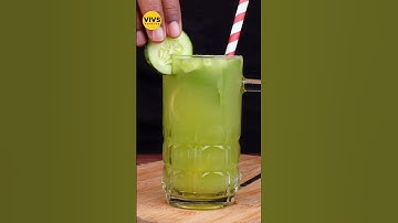 Refreshing Cucumber lemonade for Summer 🏝️ #shorts