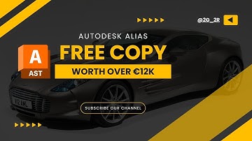 Get FREE Autodesk Alias 2025 worth over €12K