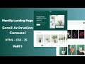 Part 1 – Plantify eCommerce Website Header Section | Web Development Tutorial with HTML, CSS, JS