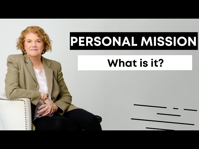 Do you need a personal mission statement?