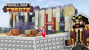 INFINITE IRON in Minecraft Create Mod!