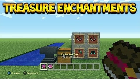 Minecraft Console Edition - Title Update 43 NEW Treasure Enchantments Mending, Frost Walker Tutorial