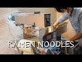 How we make noodles / Inside a Ramen Restaurant