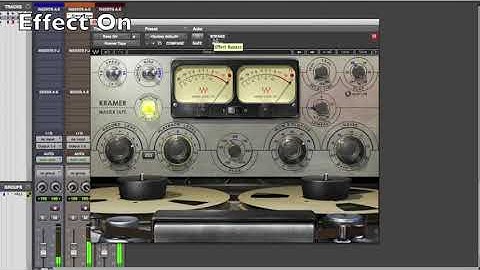 Waves Kramer Tape plugin Example