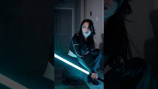 My MOST VIRAL Lightsaber Spinning Transition! #shorts #fyp