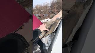 Монтаж пвх мембраны.#кровля #пвхмембрана #плоскаякровля