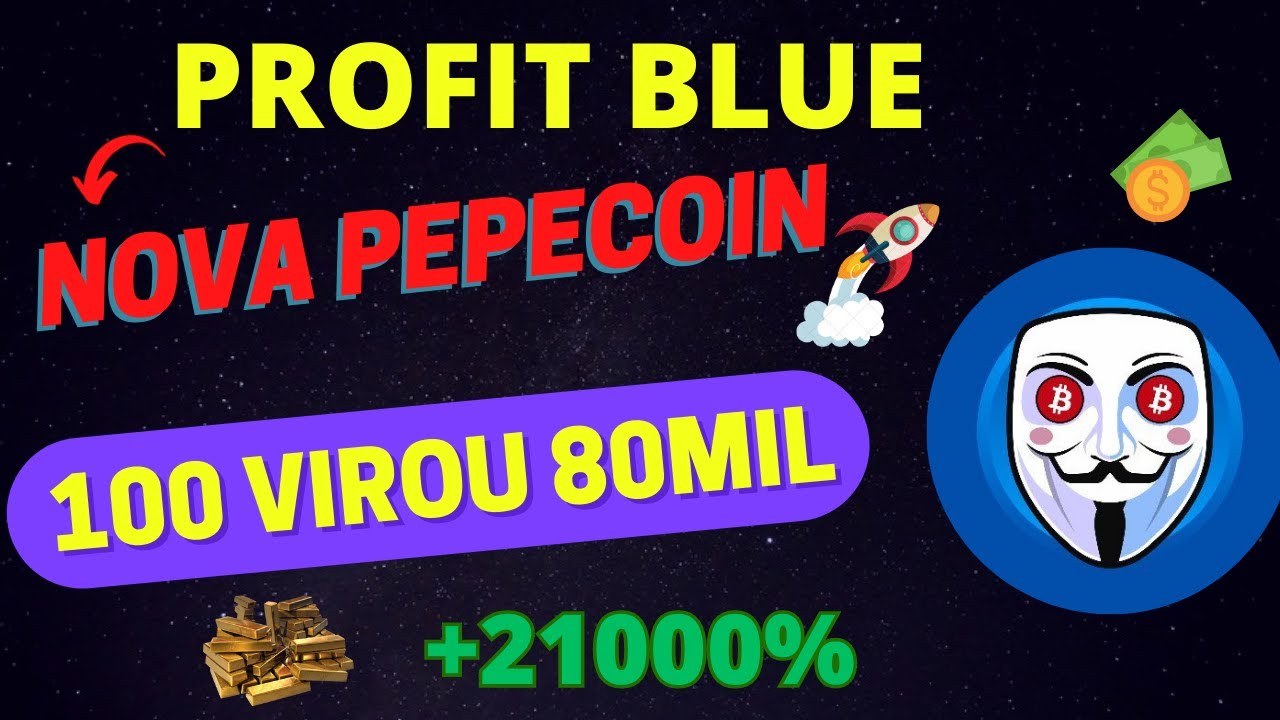 $BLUE - PROFIT BLUE TOKEN CRYPTO COIN ALTCOIN COMO COMPRAR MEME BSC  BNB NOVO CAPO TROLL BUTCHER DAO