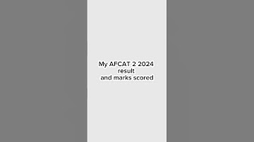 Afcat 2 2024 result out . my scorecard #afcat #cds #defence #defencemania