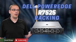 Dell PowerEdge R7525 | How To Rack a Server | Server Racking | Sliding Rails | Rackmount Server