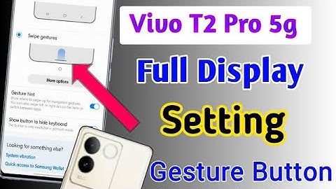 Vivo t2 pro button settings | Vivo t2 pro me back button kaise lagaye