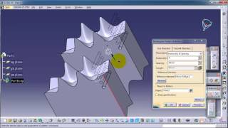 Celebrity 57 CATIA Beginner Tutorial  Rectangular Pattern Profile