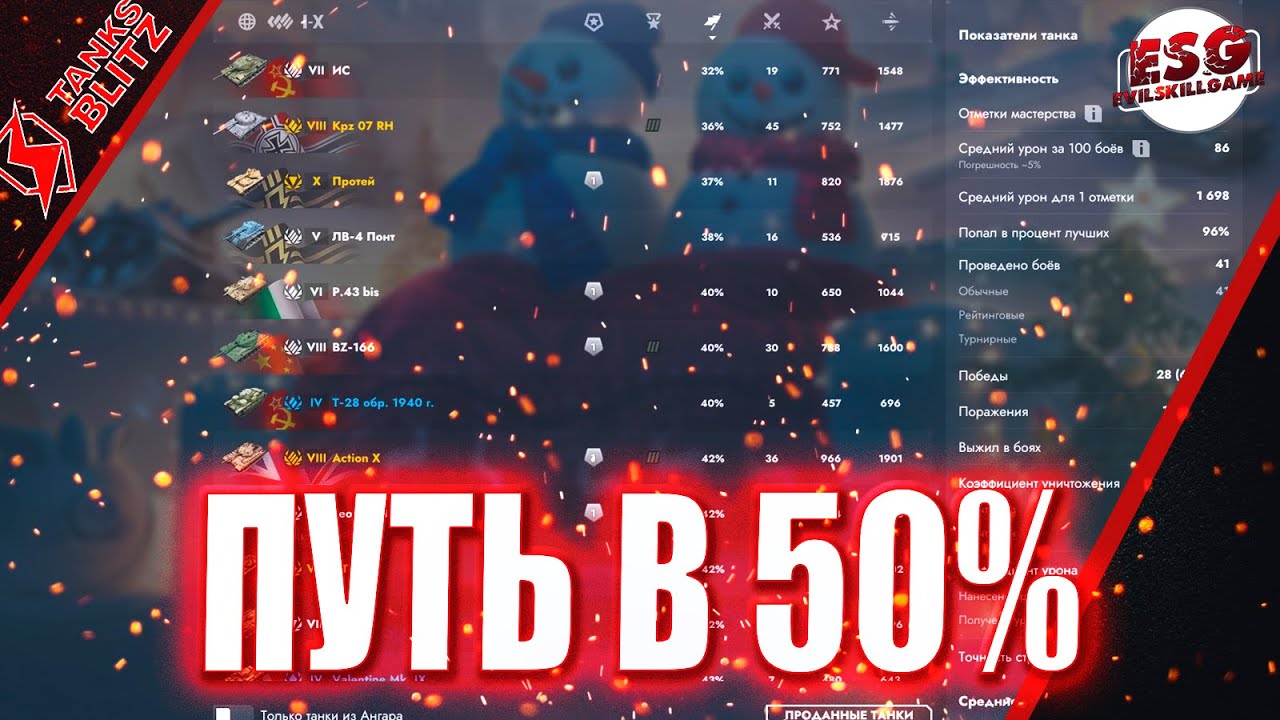 Tanks Blitz | МОЙ ЛИЧНЫЙ ПЕРЕЛОМ: Поднимаю на проблемных танках стату до 50%! 