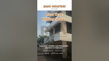 Gear Type Rolling Shutters - Rakhi Industries Coimbatore #shutters #coimbatore #shorts