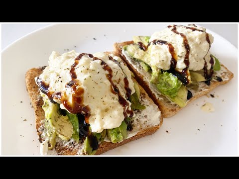 ❥ Toast avocat oeuf mollet.