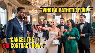 Billionaire’s Wife Poured Wine on the Black CEO — Seconds Later, Her Family Lost a $1B Deal!