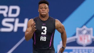 Saquon Barkley Runs 4.41 40 Yard Dash ᴴᴰ  || 2018 NFL Combine