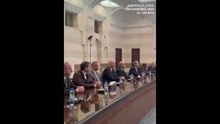 Syria's new interim leader meets with caretaker government in Damascus