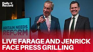 LIVE Nigel Farage and Robert Jenrick hold Reform UK press conference
