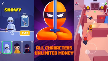 Stealth Master - Contract 1 2 3 & 4 Assassin Ninja Game All Characters Unlimited Money