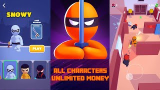 Stealth Master - Contract 1 2 3 & 4 Assassin Ninja Game All Characters Unlimited Money screenshot 5