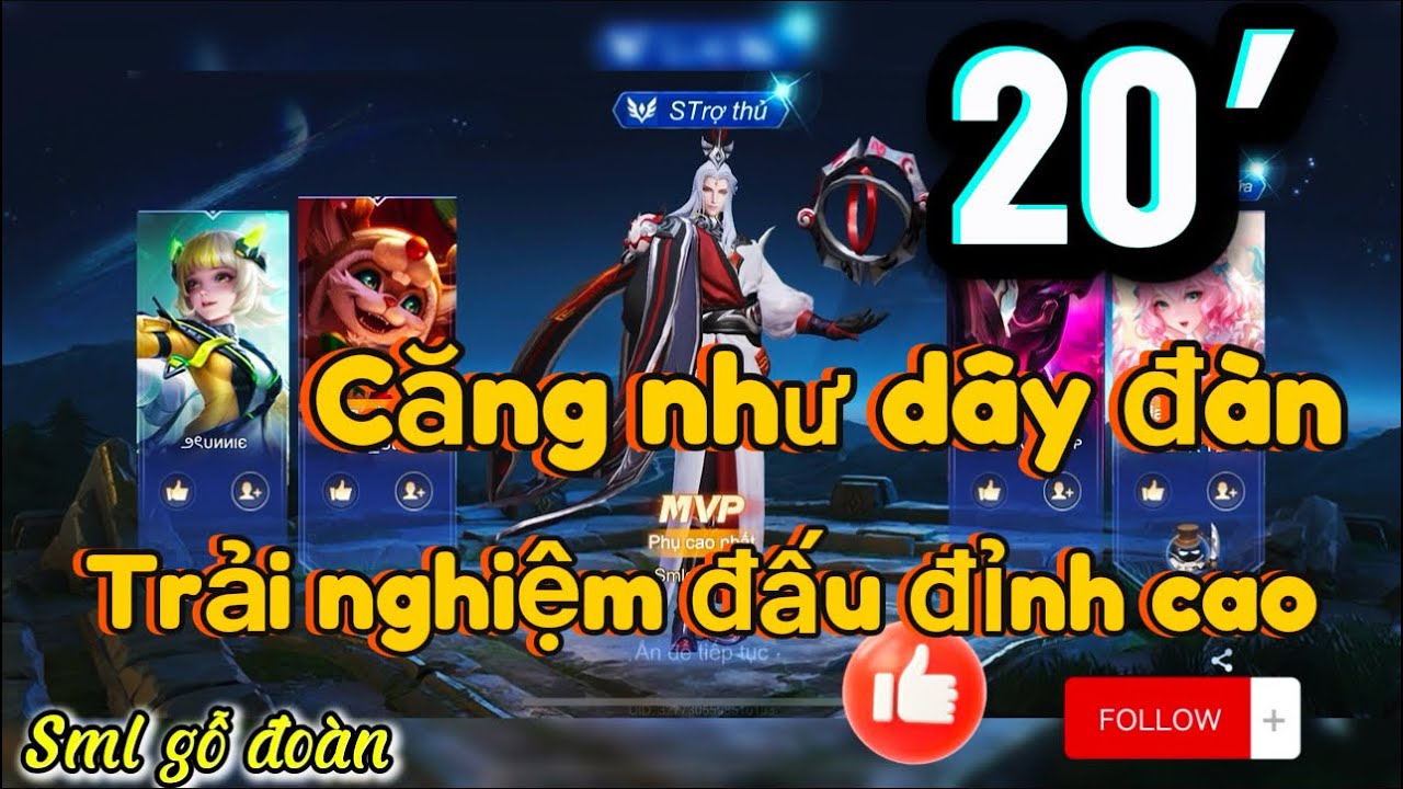 20’ căng như dây đàn trong đấu đỉnh cao và chiếc MVP của siêu hỗ trợ MING#lienquanmobile 