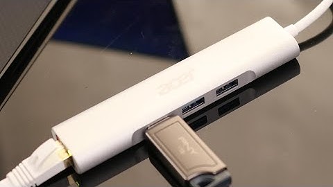 Acer USB-C to Ethernet Adapter, 4-in-1 USB-A/C Hub with 3 USB-A 3.1 & 1Gbps RJ45 Networks