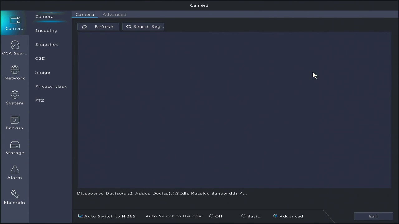 unv poe nvr - enabling poe extended mode