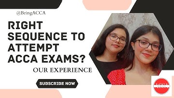 Right SEQUENCE to attempt ACCA exams? ACCA | @beingacca