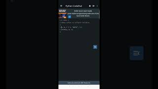 many values to multiple variables problem 6 level 1 #code #coding #codingtutorial #python