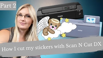 Printing my stickers with Canon ImagePrograf Pro-300 and cutting with Scan N Cut DX ... Part 2!