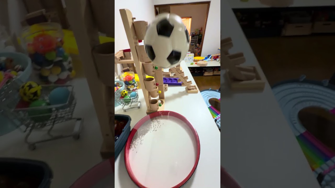 Marble Run ASMR ⭐ Drumming and soothing sounds of marbles 10