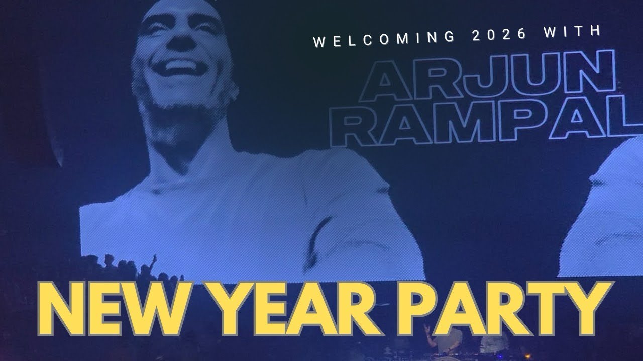 New year party with Arjun Rampal 🎉🎉