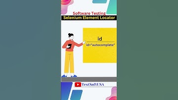 Element Locator in Selenium WebDriver | TestSoftUSA #shorts