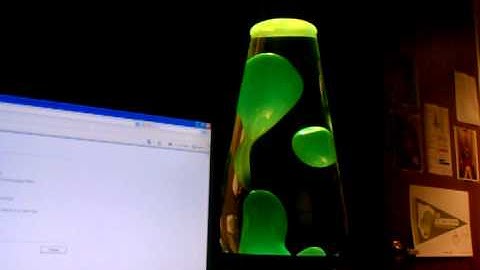 Lava Lamp with Goo Kit - Green