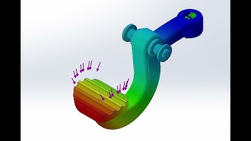 SOLIDWORKS SIMULATION tutorial | stress and displacement maximum