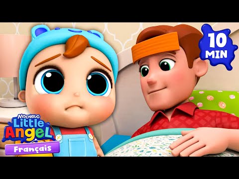 Bébé Louis Est Malade | Little Angel | Chanson + Comptines du Monde / Vidéos Éducatives