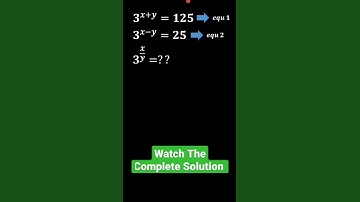 Solve The System Of Nonlinear Equations! #shorts #ytshorts #nonlinear #algebra #mathchallenge #maths