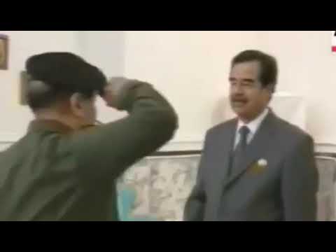 استعد واضرب تحية استعد واضرب تحية لصدام حسين المجيد القائد الاعلى العام للقوات المسلحة المجاهدة